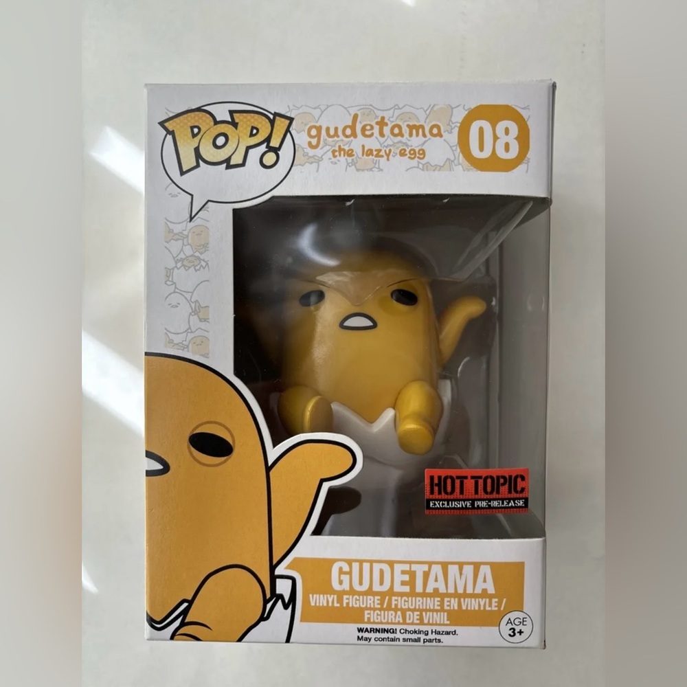 2 Gudetama Funko Pop Hot Topic Exclusive Set of 2 Brand New Never Opened #9 #8